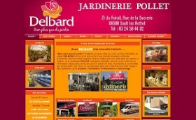 Site web de la Jardinerie Pollet à Rethel